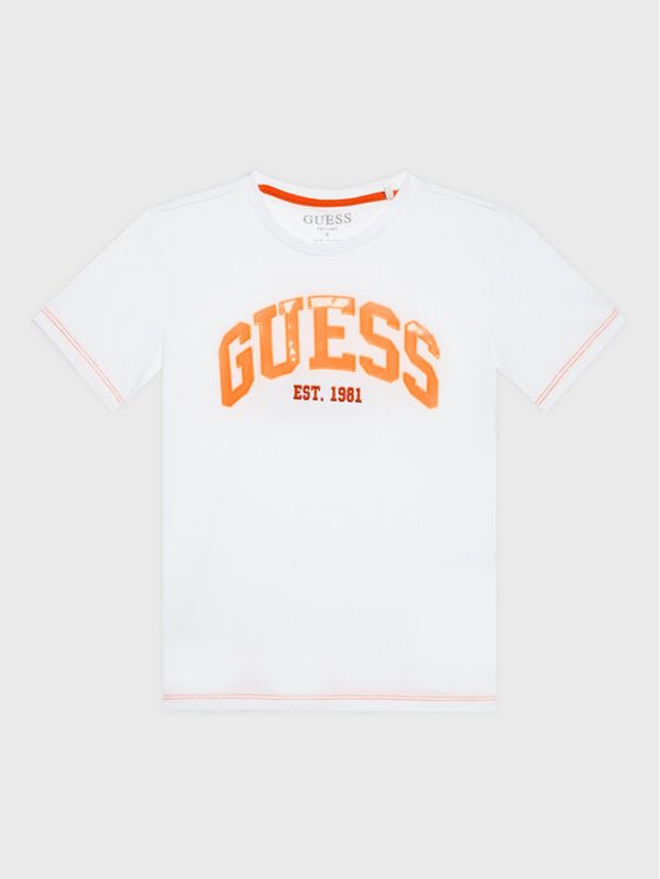 Guess Guess Тишърт N3RI07 K8HM3 Бял Regular Fit