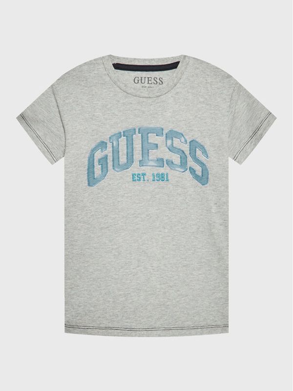 Guess Guess Тишърт N3RI07 K8HM3 Сив Regular Fit
