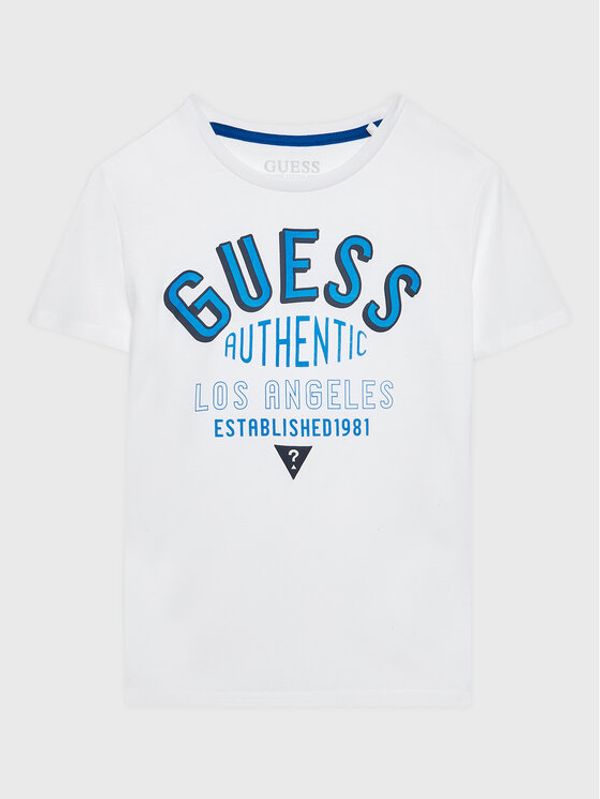 Guess Guess Тишърт N3RI09 K8HM0 Бял Regular Fit