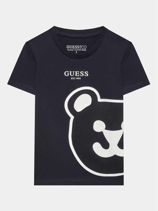 Guess Guess Тишърт N3YI06 K8HM4 Тъмносин Regular Fit