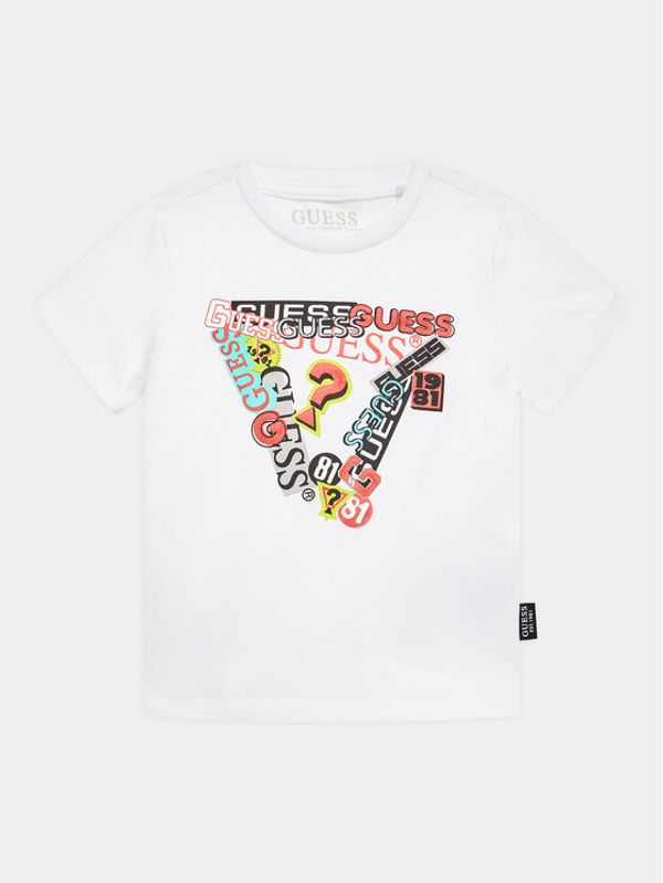 Guess Guess Тишърт N3YI19 K8HM4 Бял Regular Fit