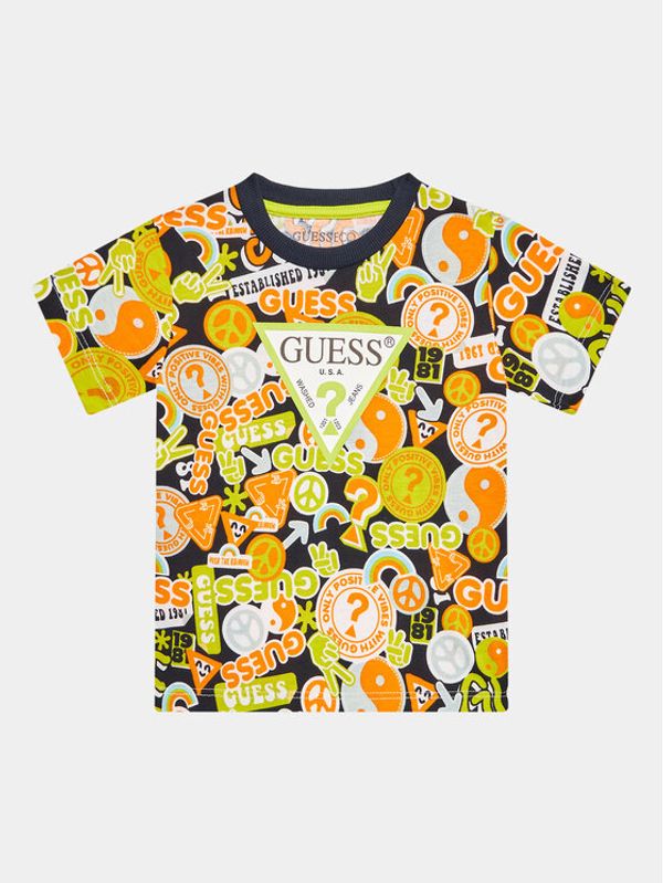Guess Guess Тишърт N3YI30 K8HM3 Черен Regular Fit