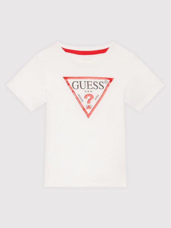 Guess Guess Тишърт N73I55 K8HM0 Бял Regular Fit