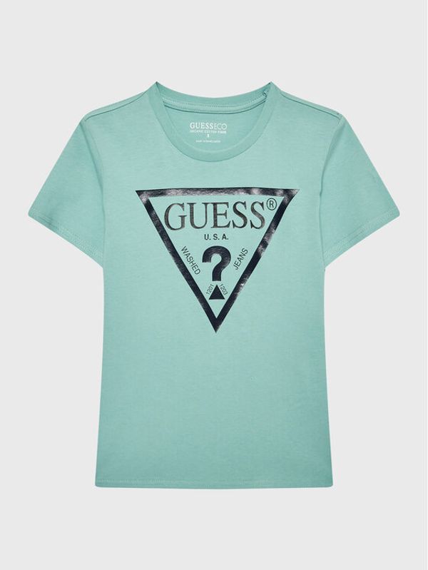 Guess Guess Тишърт N73I55 K8HM0 Син Regular Fit