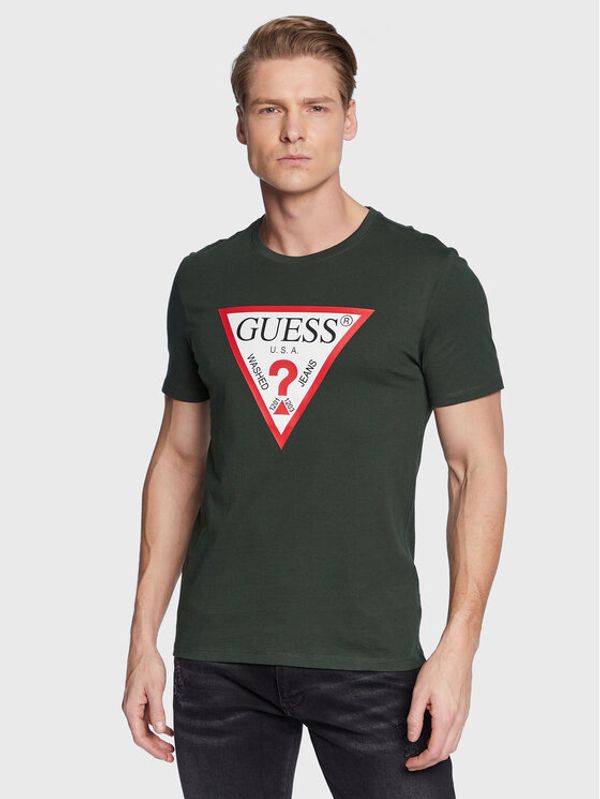 Guess Guess Тишърт Original Logo M2YI71 I3Z11 Зелен Slim Fit