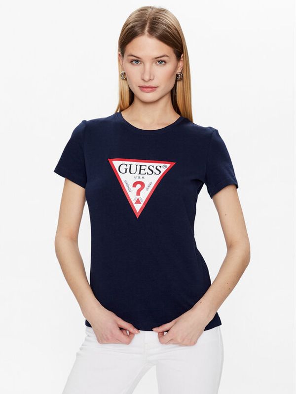 Guess Guess Тишърт Original W1YI1B I3Z11 Тъмносин Regular Fit