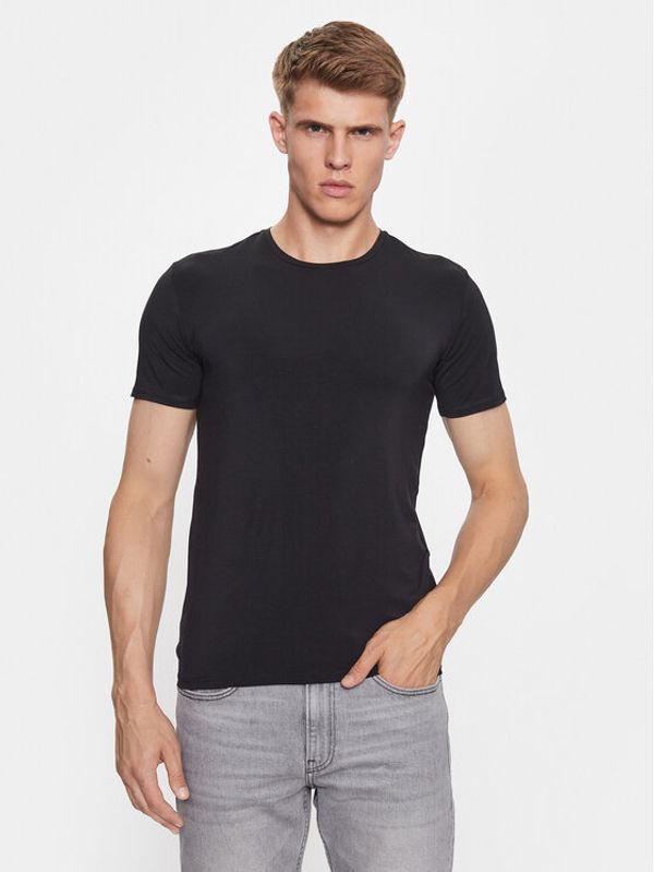 Guess Guess Тишърт U3BM00 KBF90 Черен Regular Fit