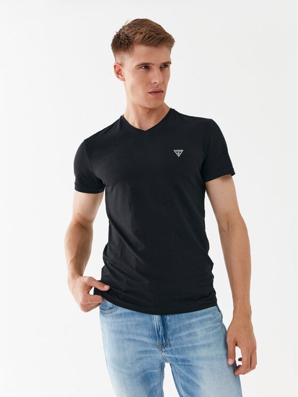 Guess Guess Тишърт U97M00 K6YW1 Черен Slim Fit