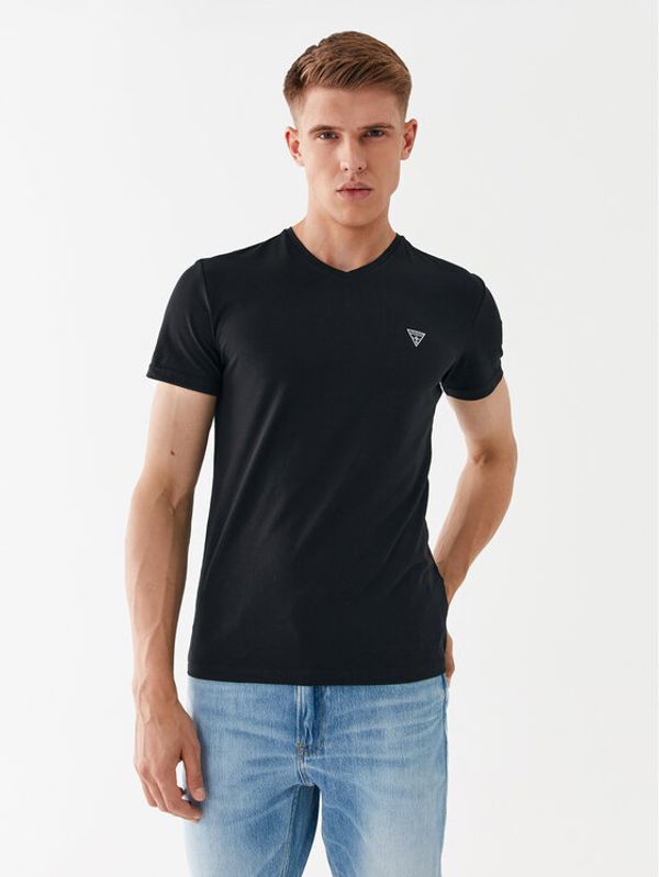 Guess Guess Тишърт U97M01 K6YW1 Черен Slim Fit