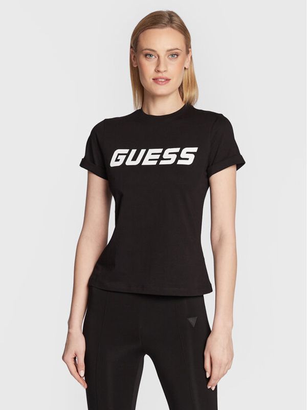 Guess Guess Тишърт V3RI02 I3Z14 Черен Regular Fit