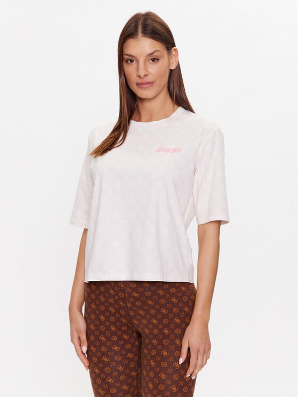 Guess Guess Тишърт V3YI00 I3Z14 Бежов Regular Fit