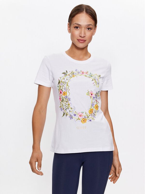 Guess Guess Тишърт V3YI02 I3Z14 Бял Regular Fit