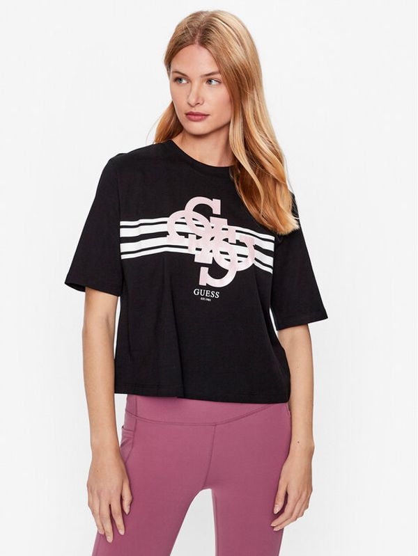 Guess Guess Тишърт V3YI11 I3Z14 Черен Regular Fit