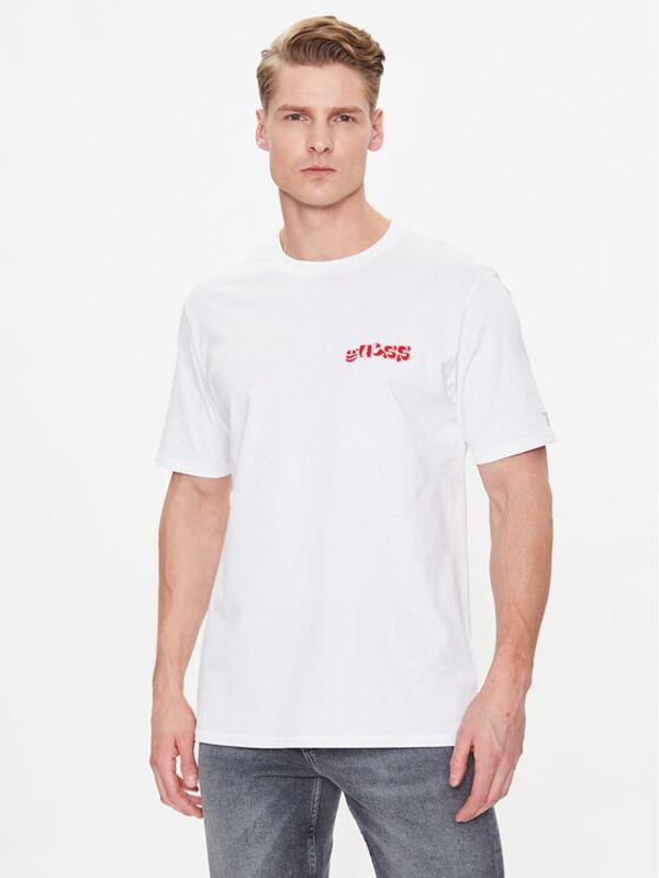 Guess Guess Тишърт Vintage Surf F3GI03 I3Z14 Бял Regular Fit