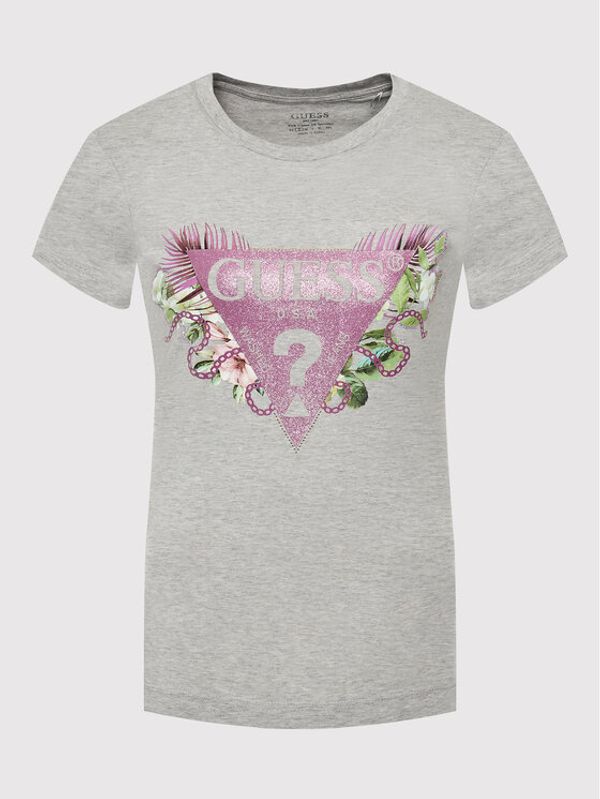 Guess Guess Тишърт W2YI29 J1311 Сив Slim Fit