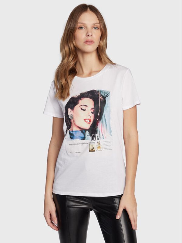 Guess Guess Тишърт W3RI06 K9RM1 Бял Regular Fit