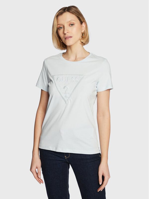 Guess Guess Тишърт W3RI19 I3Z14 Син Regular Fit