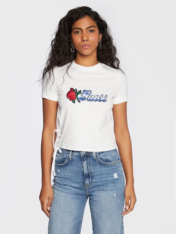 Guess Guess Тишърт W3RI22 J1314 Бял Regular Fit