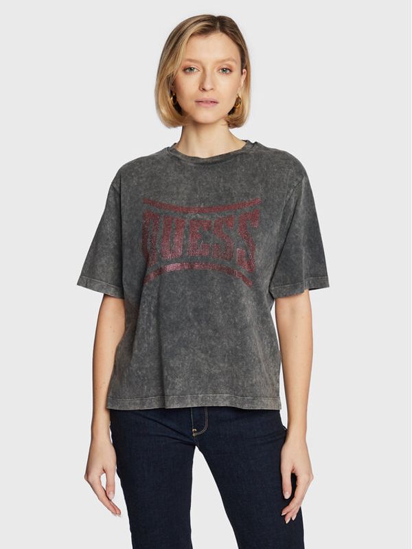 Guess Guess Тишърт W3RI23 K8FQ0 Сив Regular Fit