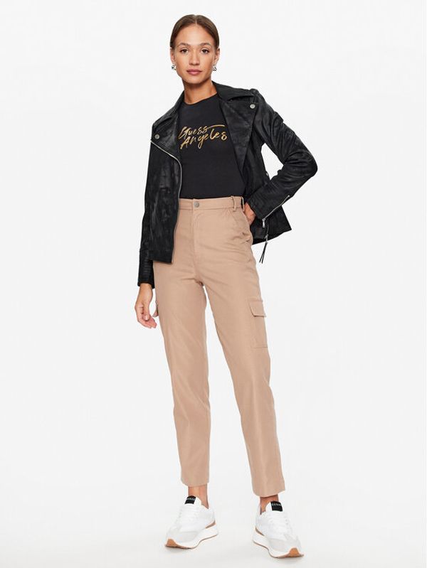 Guess Guess Тишърт W3YI18 J1314 Черен Slim Fit