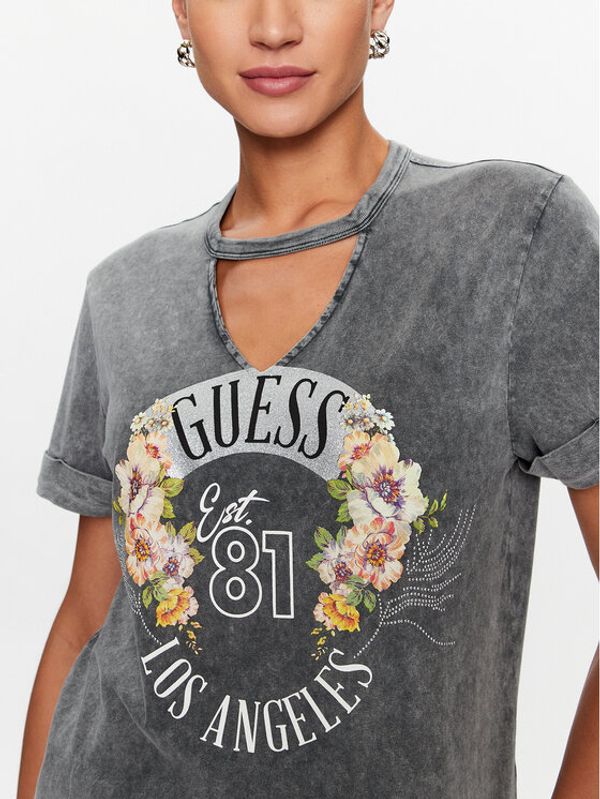 Guess Guess Тишърт W3YI25 JA914 Черен Regular Fit