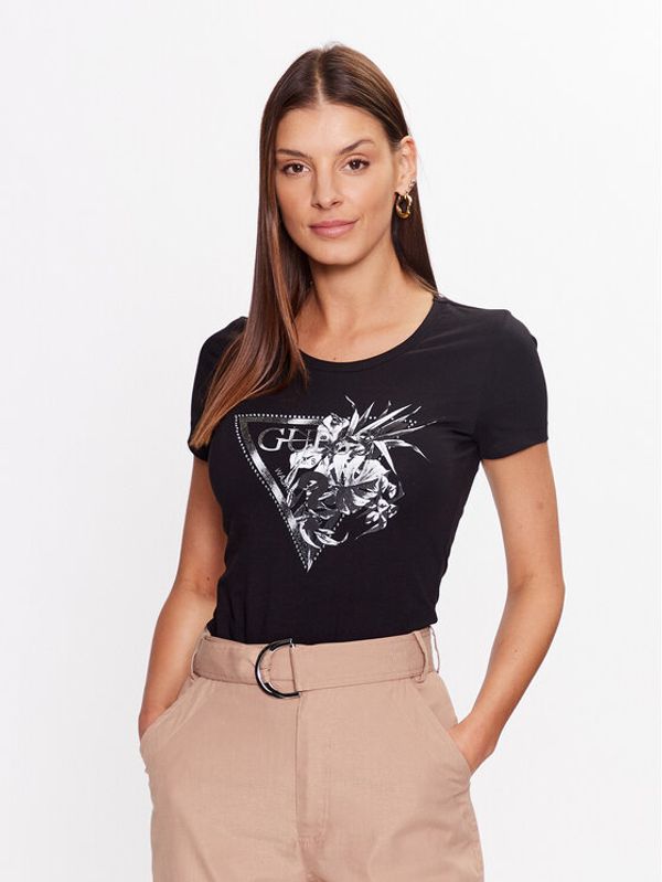 Guess Guess Тишърт W3YI30 J1314 Черен Regular Fit