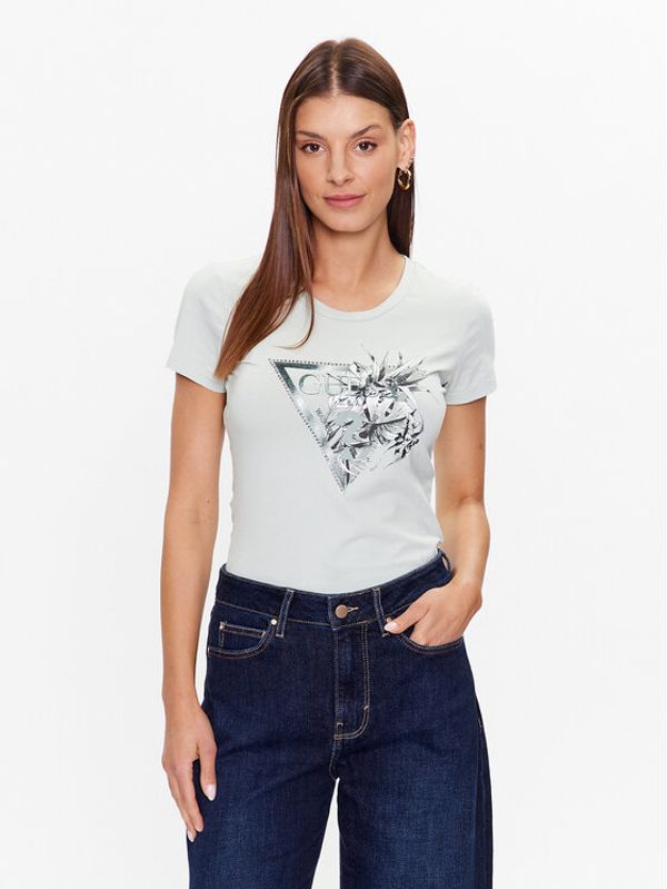 Guess Guess Тишърт W3YI30 J1314 Зелен Regular Fit