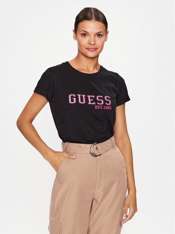 Guess Guess Тишърт W3YI35 K8G01 Черен Regular Fit