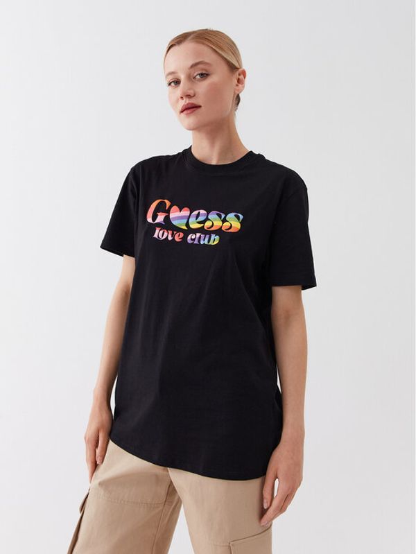 Guess Guess Тишърт W3YI53 K9RM1 Черен Regular Fit