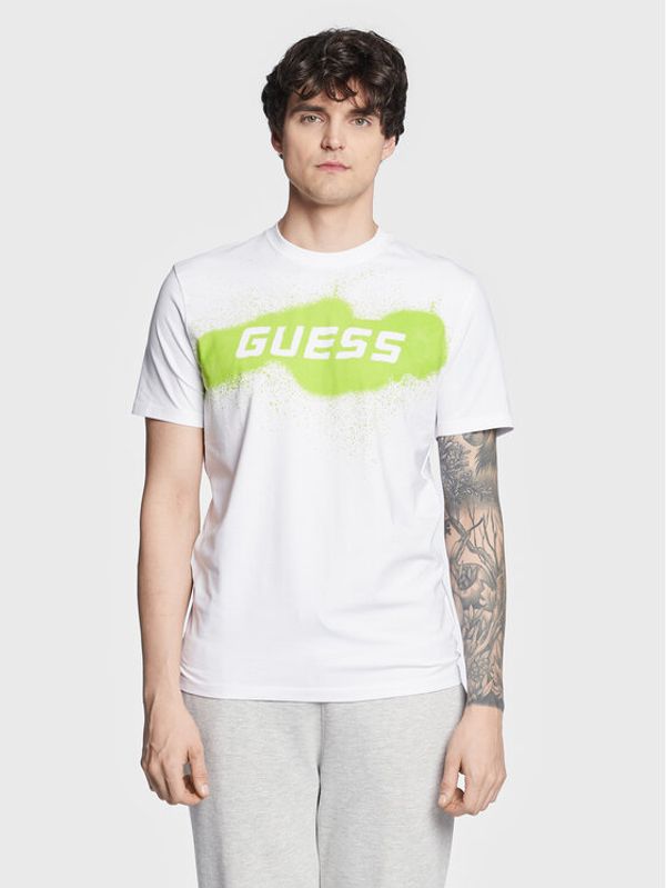 Guess Guess Тишърт Z3GI15 J1314 Бял Slim Fit