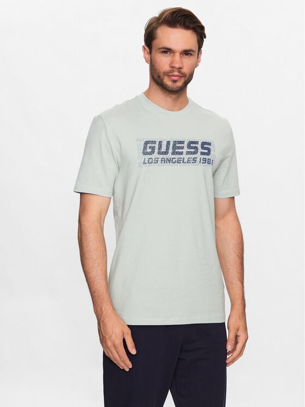 Guess Guess Тишърт Z3YI03 J1314 Бежов Slim Fit