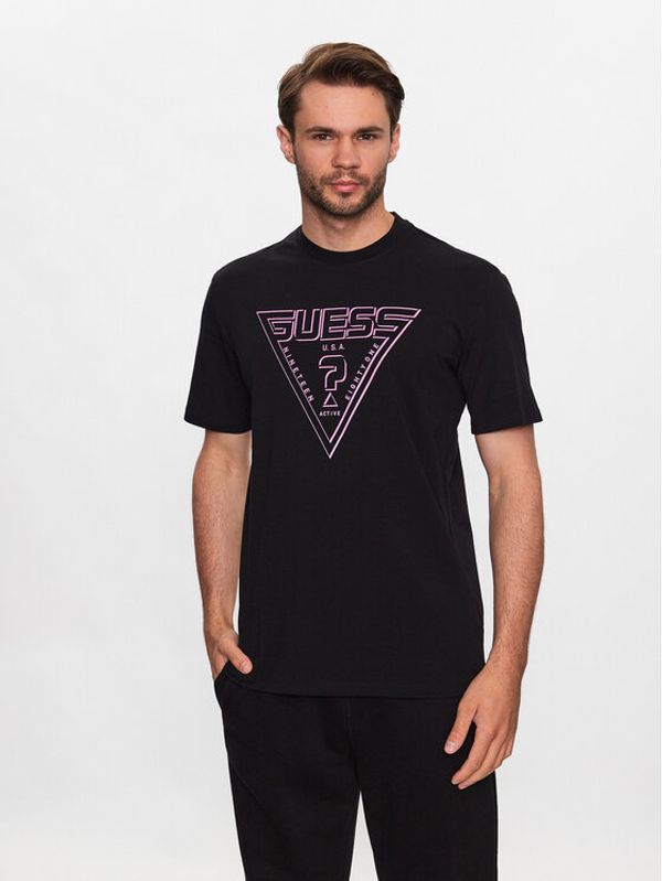 Guess Guess Тишърт Z3YI04 J1314 Черен Regular Fit