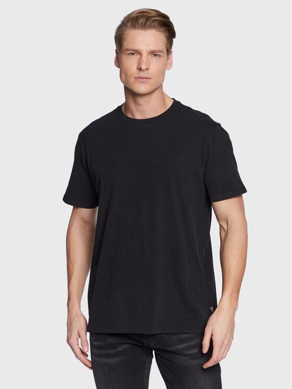 Guess Guess Тишърт Zebra Logo M3GI58 KBDL0 Черен Regular Fit