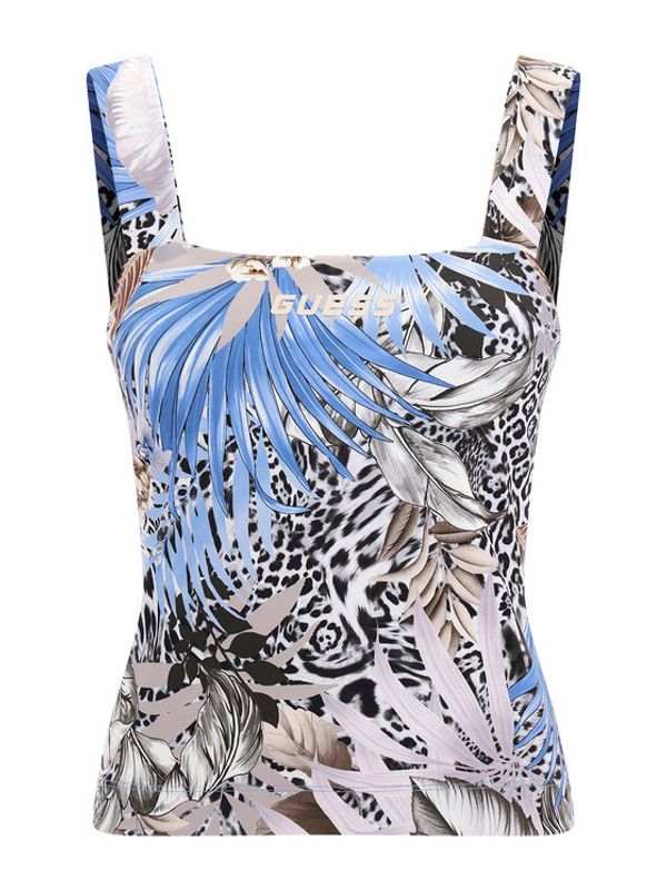 Guess Guess топ Carlene V3GP07 MC049 Цветен Slim Fit