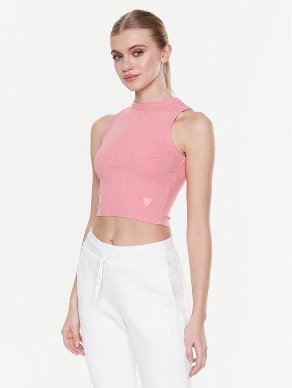 Guess Guess топ Edie V3GP19 K8RT2 Розов Regular Fit