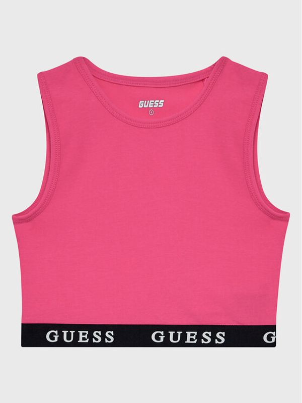 Guess Guess топ J2YI34 KABR0 Розов Slim Fit