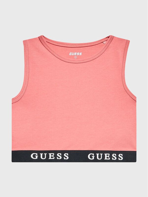 Guess Guess топ J2YI34 KABR0 Розов Slim Fit