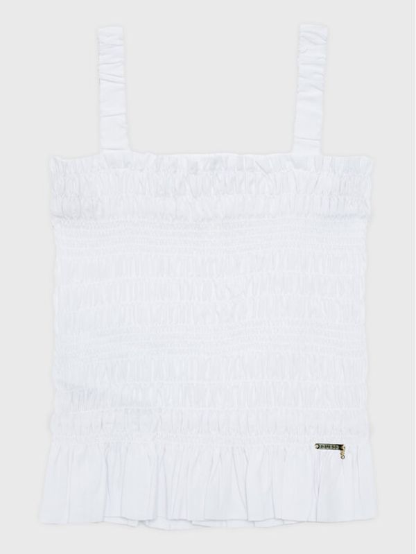 Guess Guess топ J3GH04 WFBN0 Бял Regular Fit