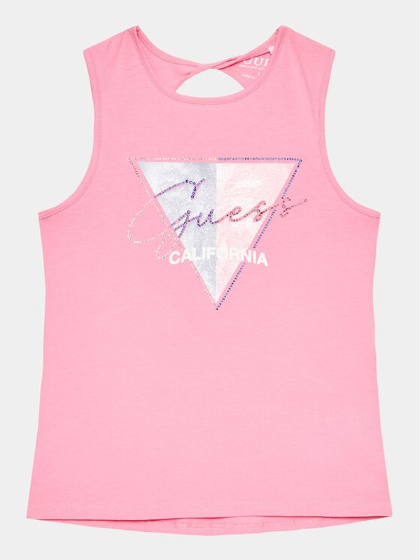 Guess Guess топ J3GI23 K6YW1 Розов Regular Fit