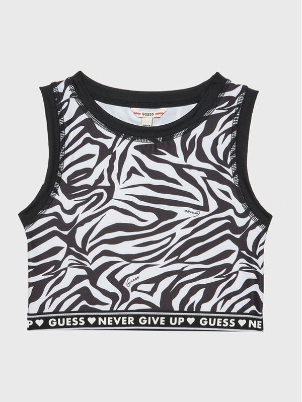 Guess Guess топ J3RI02 MC01P Черен Slim Fit