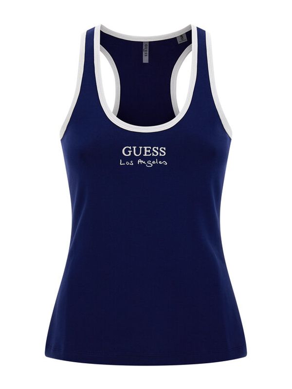 Guess Guess топ Sporty E3GP05 KBP41 Син Slim Fit