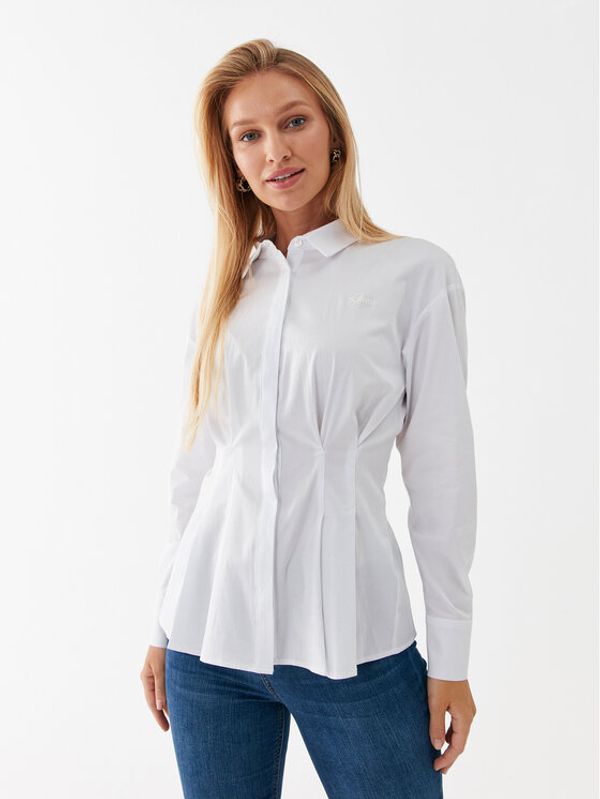 Guess Guess топ W3YH51 WE2Q0 Бял Slim Fit