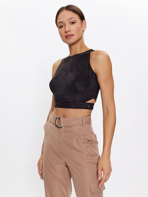 Guess Guess топ W3YH56 WFIY0 Черен Slim Fit