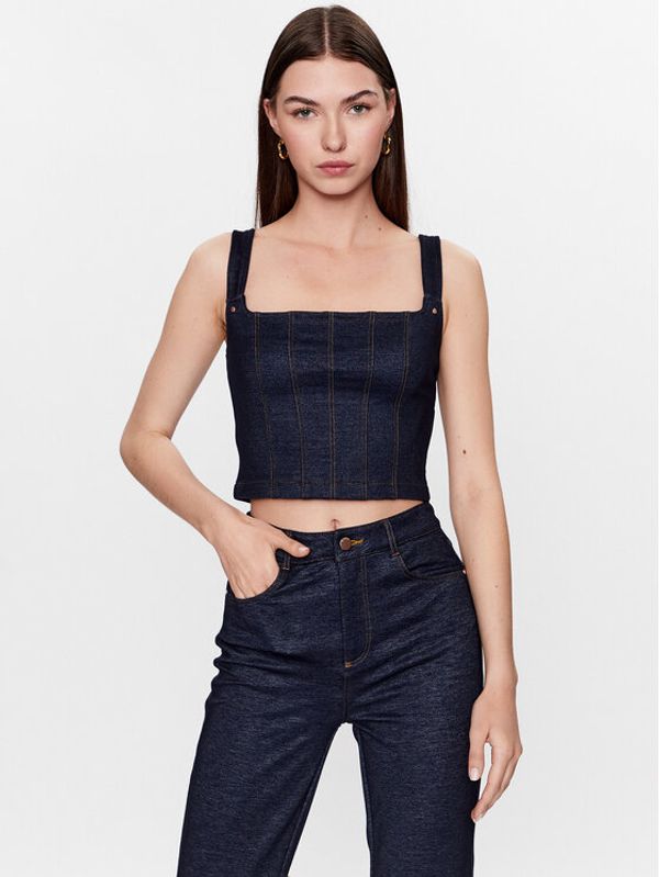 Guess Guess топ W3YP57 KBU70 Тъмносин Slim Fit