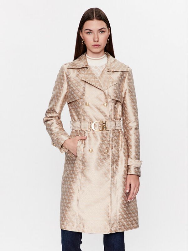 Guess Guess Тренч W3YL03 WFIR2 Бежов Regular Fit