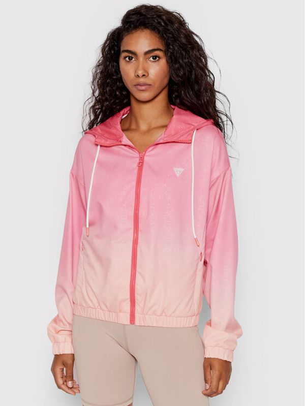 Guess Guess Ветровка Clematis V2YL02 WO08L Розов Loose Fit