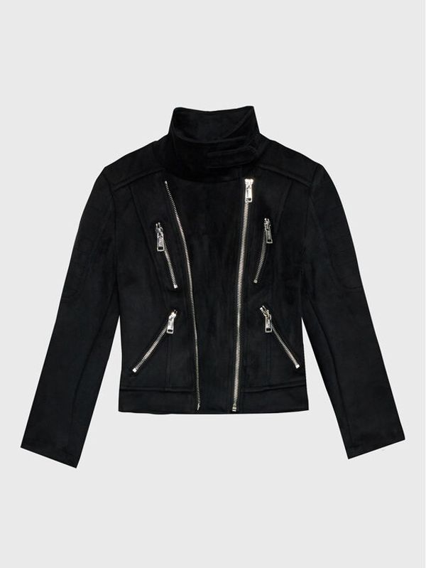 Guess Guess Яке от имитация на кожа J1BL30 WE0L0 Черен Regular Fit