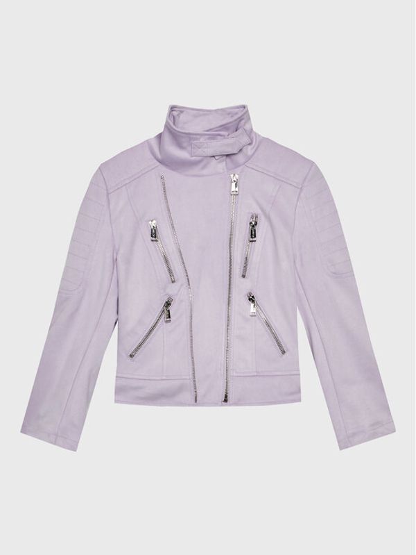 Guess Guess Яке от имитация на кожа J1BL30 WE0L0 Виолетов Regular Fit