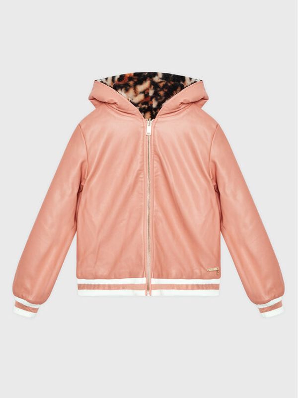 Guess Guess Яке от имитация на кожа J2BL05 WEYN0 Оранжев Regular Fit