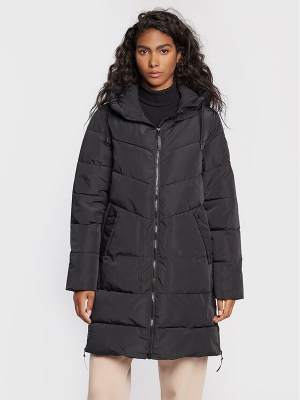 Halti Halti Пухено яке Linjat 065-0409 Черен Regular Fit